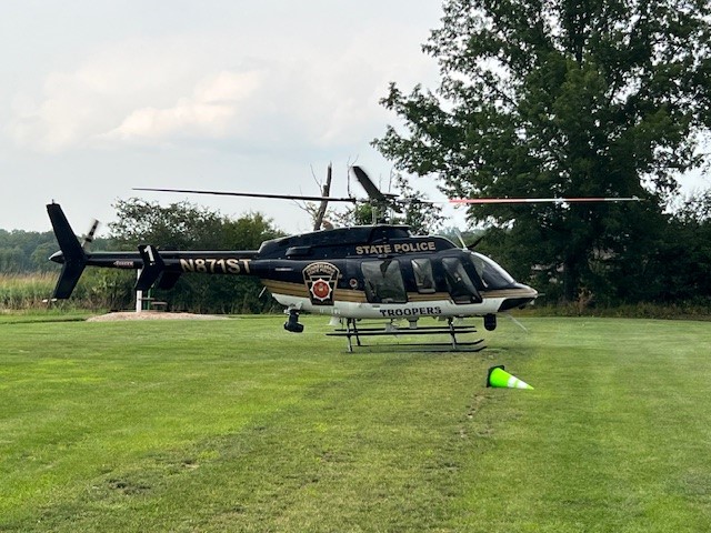 Police helicopter